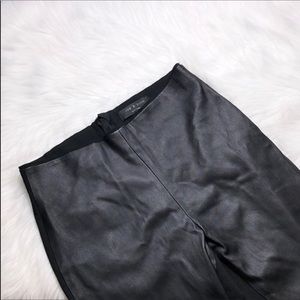 RAG AND BONE HIGH WAIST LEATHER PANELED PANTS 10